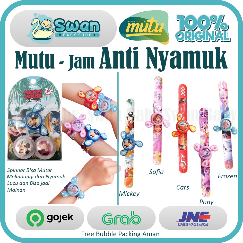Muttu Fidget Spinner Muttuway - Bracelet / Mutu Jam Anti NyamuK