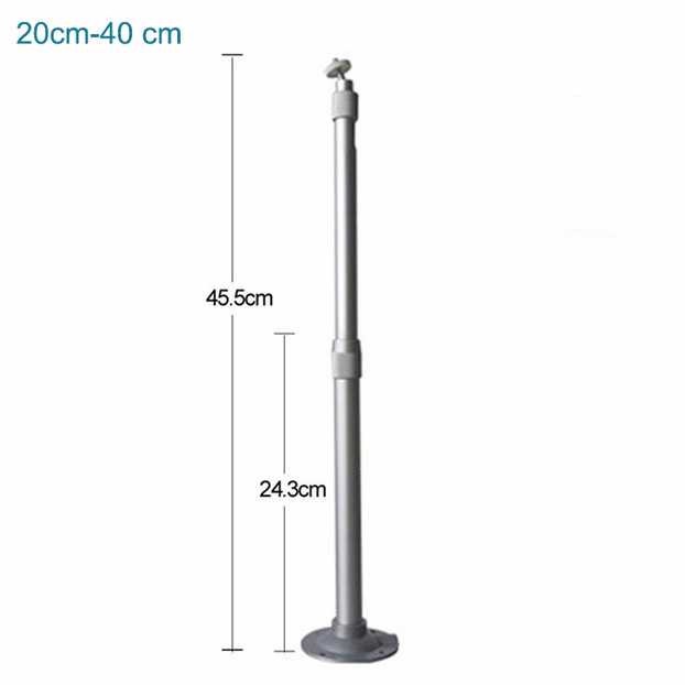 Stand Bracket Dinding Proyektor CCTV Telescopic Adjustabel Mount Ball