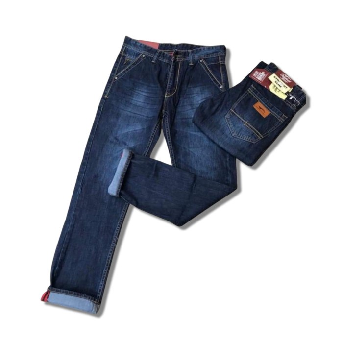 celana jeans pria cardinal original - 30, bio stun (G5G7) Terbaru 2022 Jeans Pria Sobek Sobek Denim 