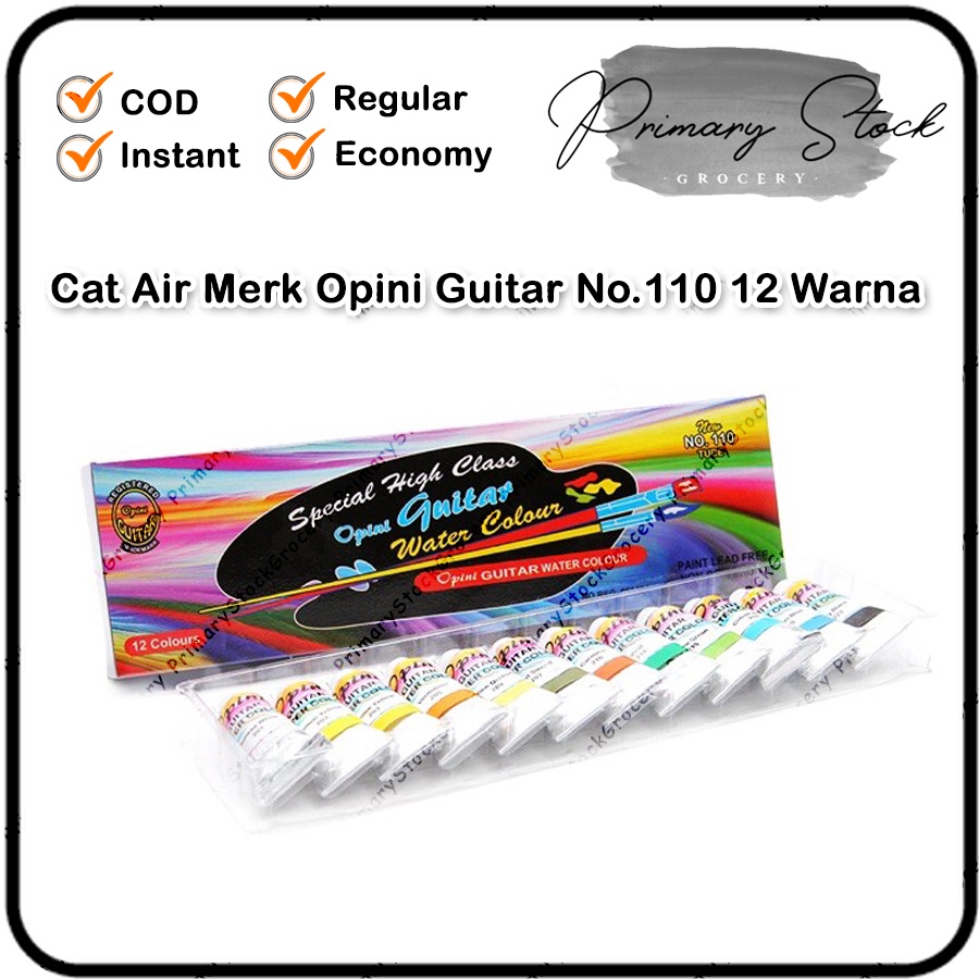 

Cat Air Lukis Anak Set Murah 12 Warna Opini Guitar Gitar No 110 Watercolor