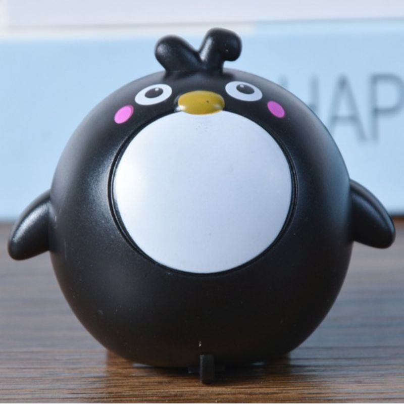 Mainan Anak Mobil Hewan Mobilan Bentuk Binatang Bentuk Hewan Lucu Pull Back / Mainan Lucu Tarik Mundur MURAH-Hitam Pinguin