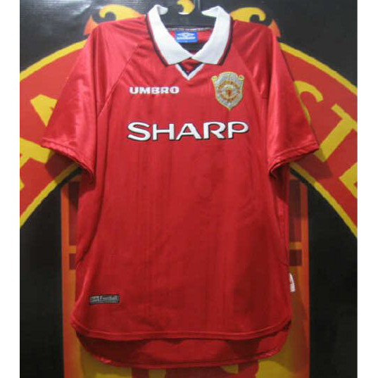 Jersey Manchester United Original Home 1998-1999 UCL *1