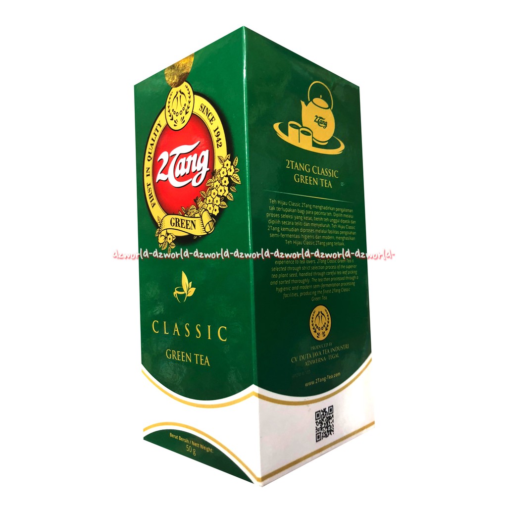 Teh 2Tang Classic Jasmine Green Tea Menurunkan Kolesterol Classic Jasmin Tea 50gr 2 Tang Teh 2Tang Teh Bubuk Aroma Melati