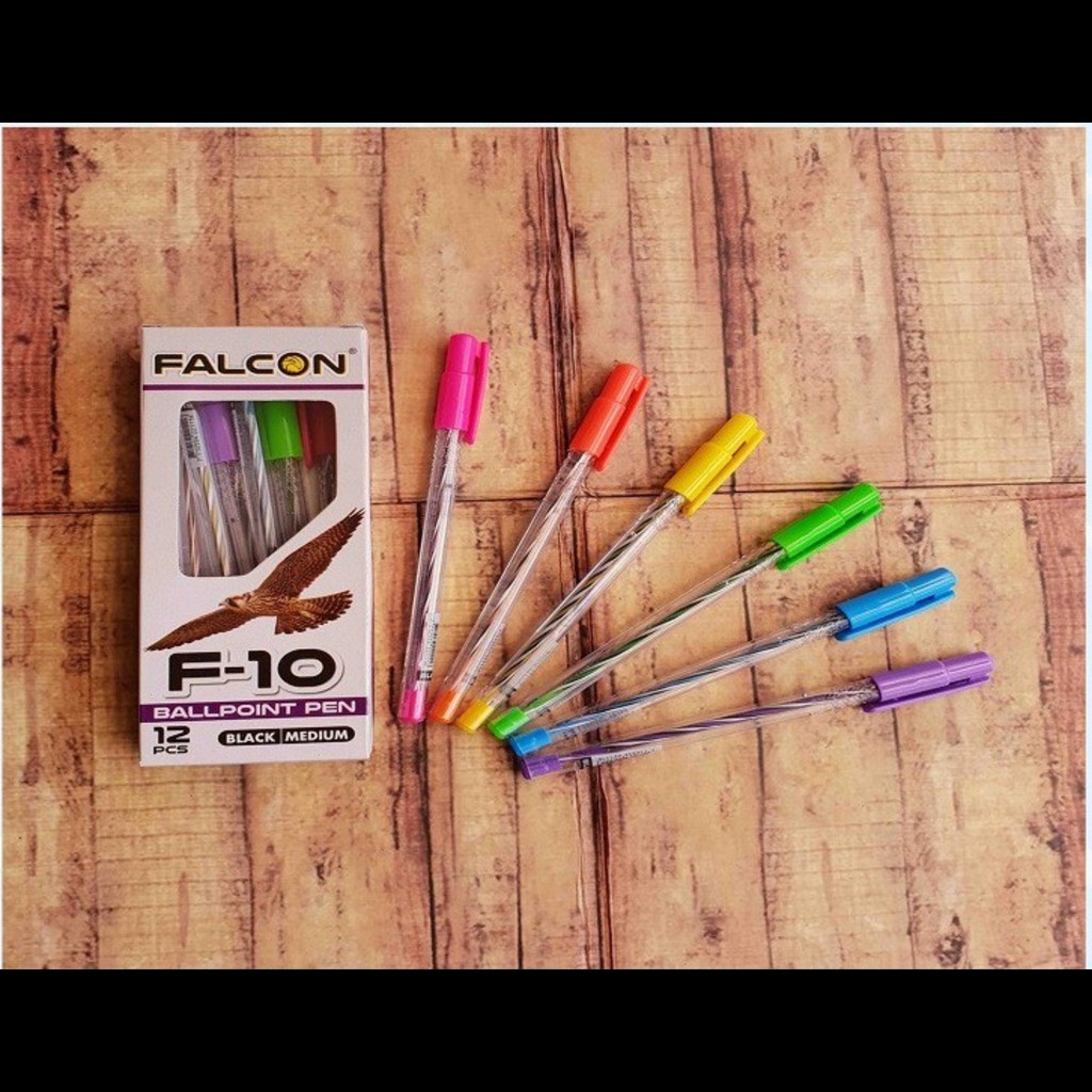 Pulpen - Semi Gelpen Falcon F-10 - Ballpoint (1 Lusin)