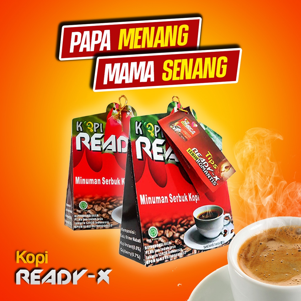 Kopi Herbal Alami Ready X / Kopi Romantis Original 2 sachet