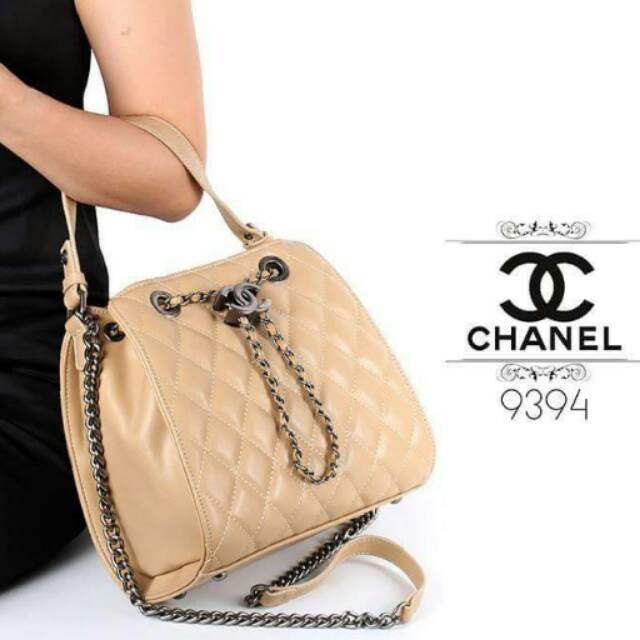 New Arrival Chanel Single Top Handle CC Drawstring Bucket Small Bag Like Ori 9394#spss3