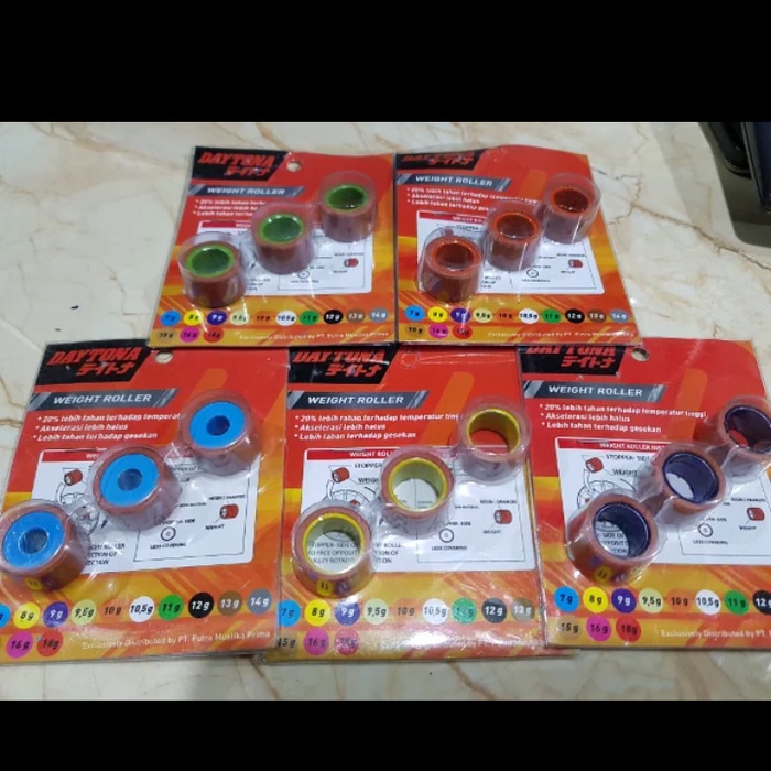 ROLLER RACING DAYTONA VARIO 125 150 PCX 125 150 SPIN 12 13 15 18 GRAM ORIGINAL Original