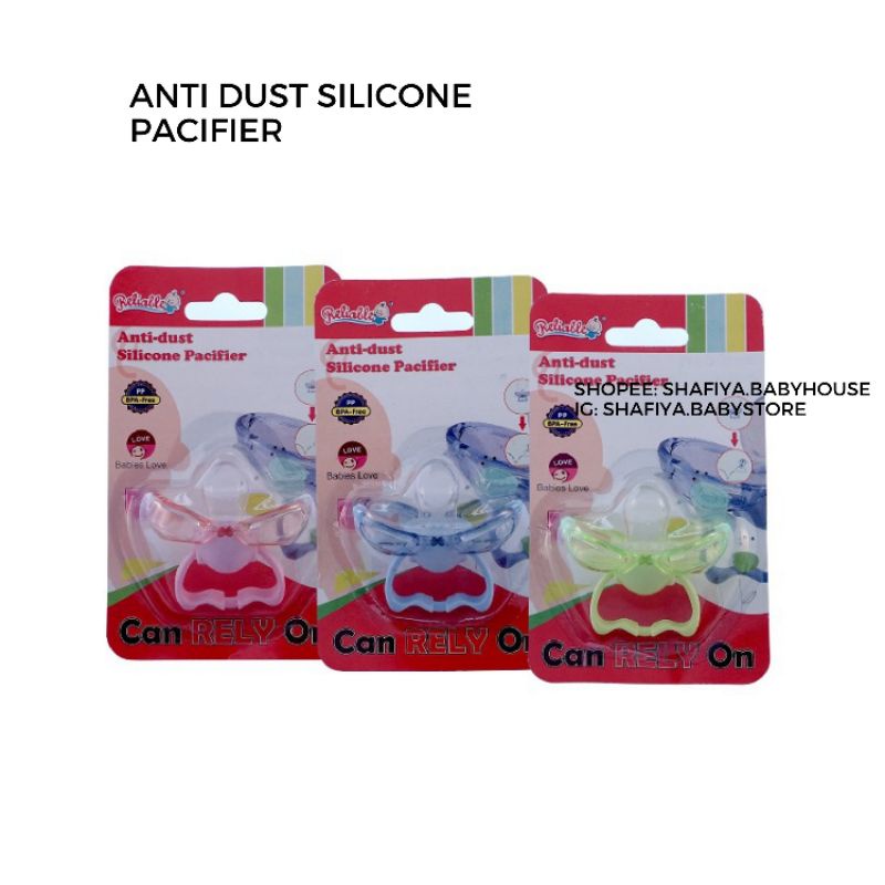 Empeng Bayi Anti Debu Anti Dust Silicone Pacifier Reliable