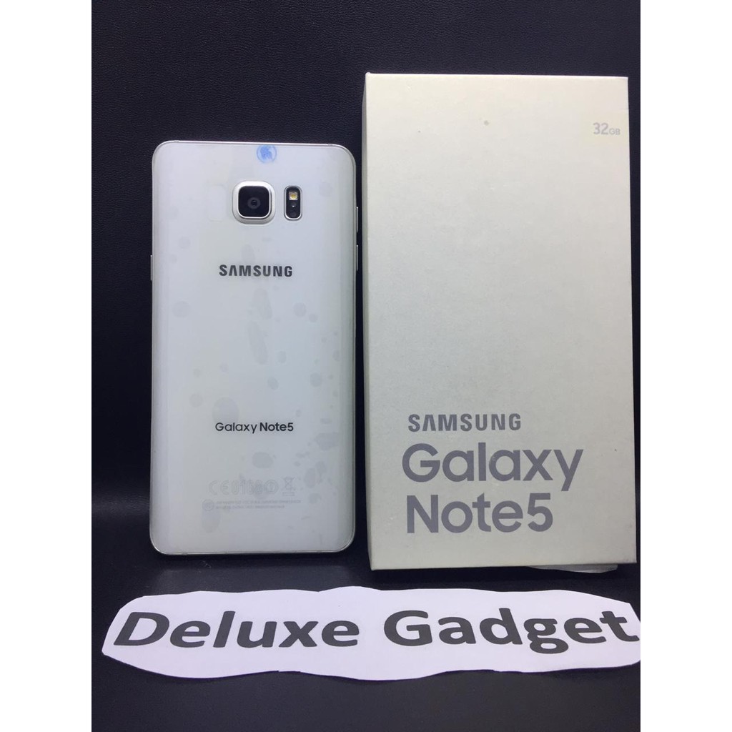 Samsung Galaxy Note 5 32GB Single Sim Second Termurah - Emas | Shopee