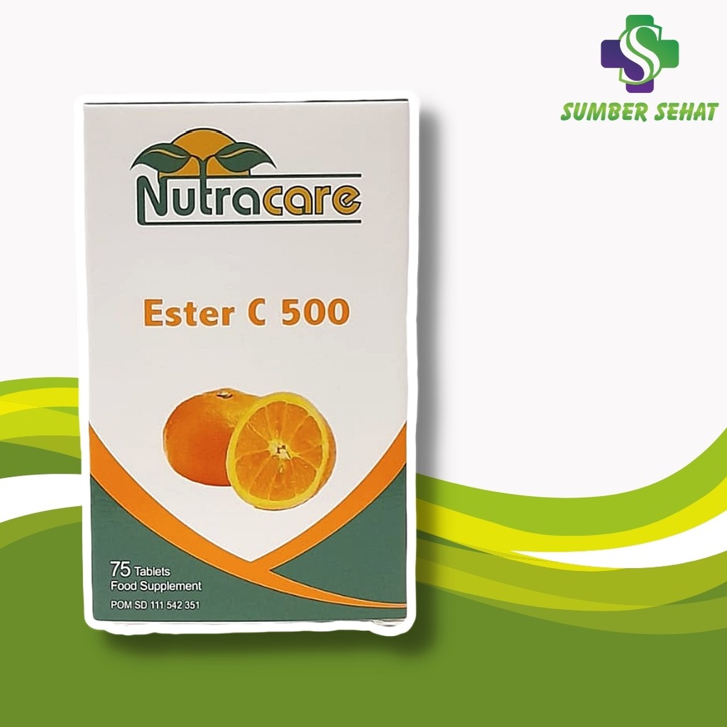 NUTRACARE ESTER C 500 MG BOTOL ISI 75 TABLET