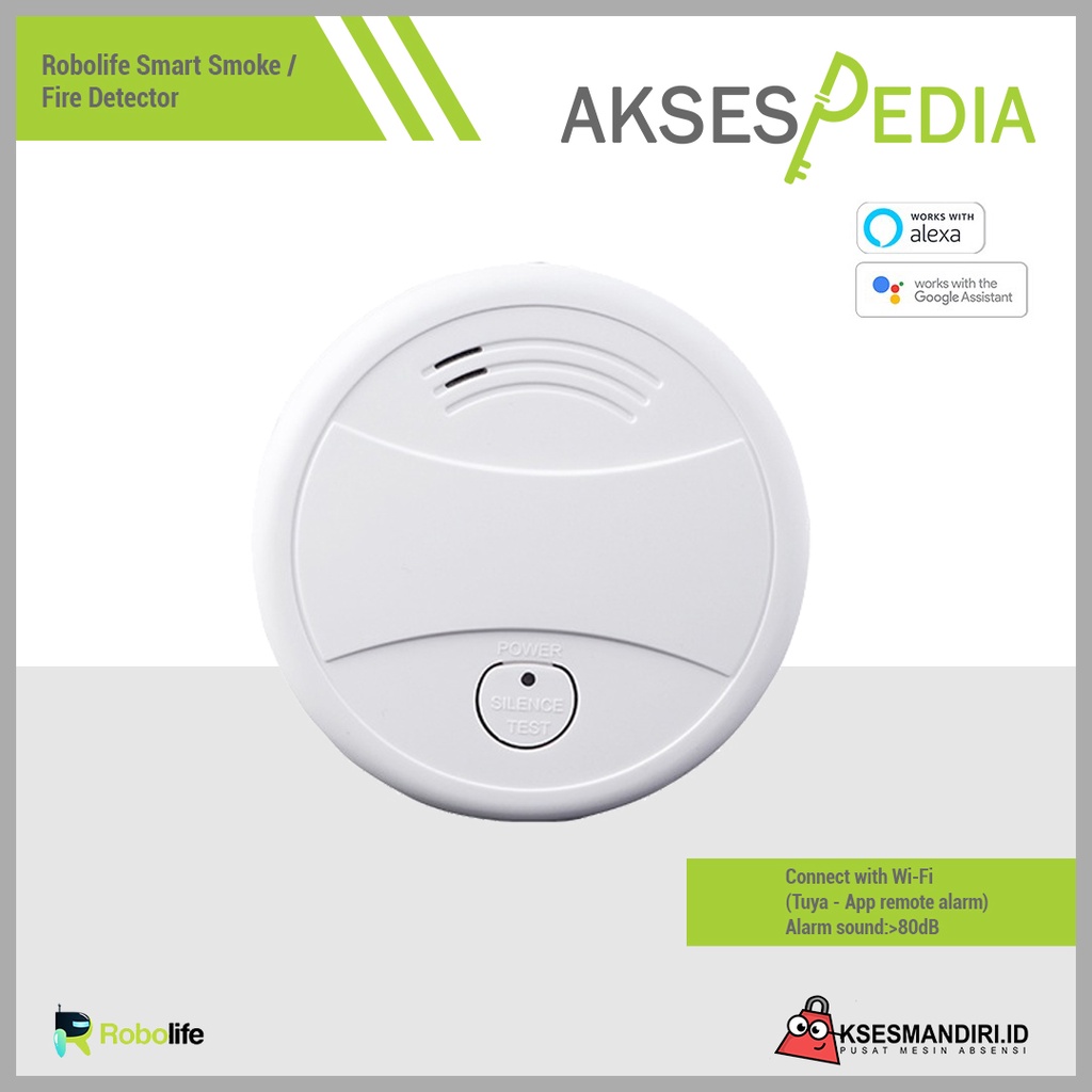 Smart Home Robolife Smart Smoke/Fire Detector