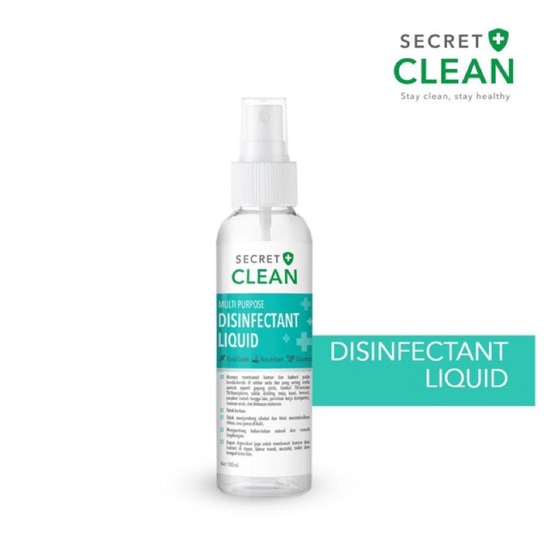 Secret Clean Multipurpose Disinfectant Liquid 60ml / 100ml