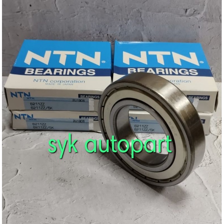 BEARING 6211zz  NTN TUTUP BESI