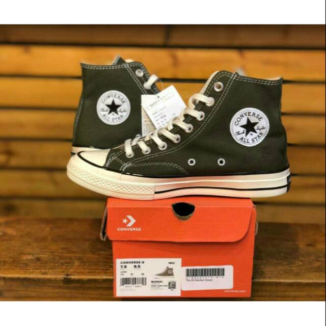 converse 70s green egret