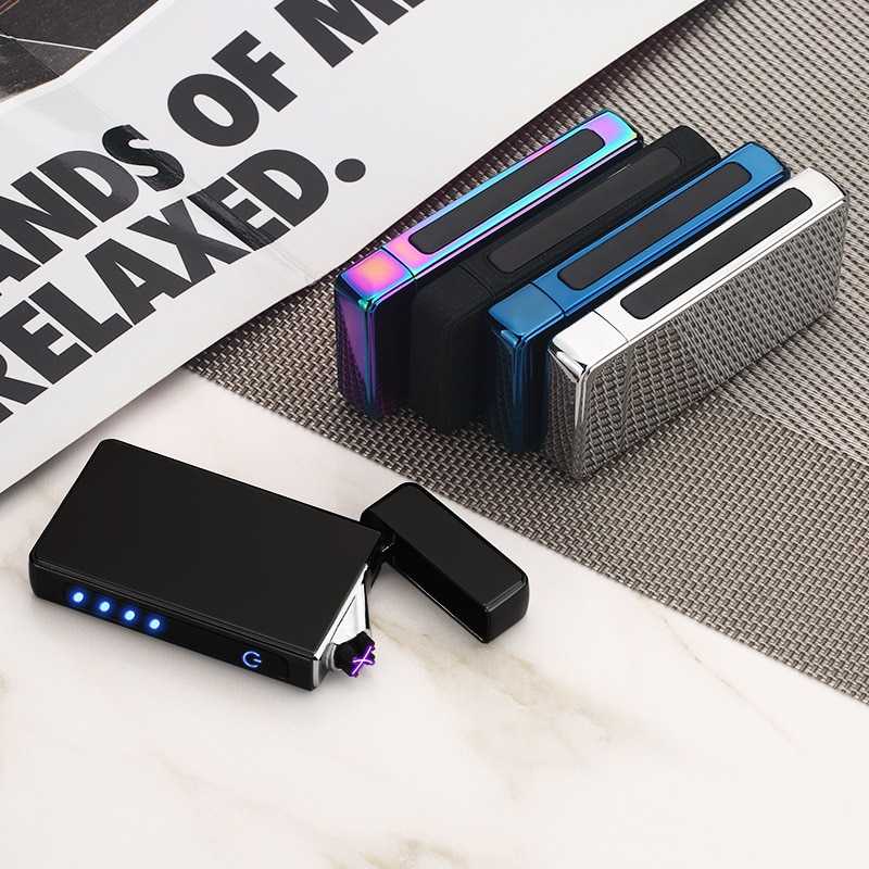 Firetric Korek Api Elektrik Double Pulse Plasma Arc Lighter HY-6008C-Colorful ice