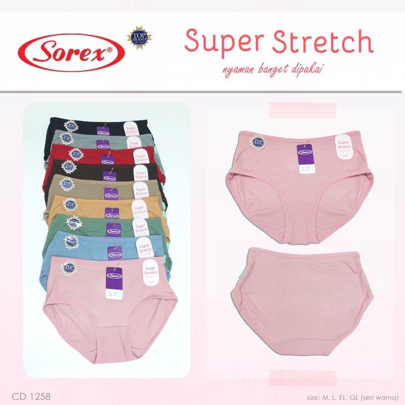 Grosir Celana dalam  wanita Sorex Super Stretch 1258