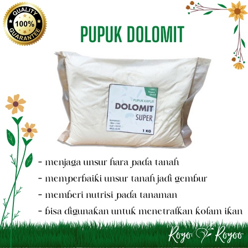 Pupuk Dolomit Obat Penyubur Tanah I Penetral Kolam Ikan