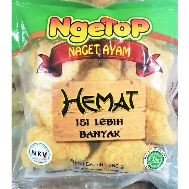

NgeTop Chicken Nugget 250gr