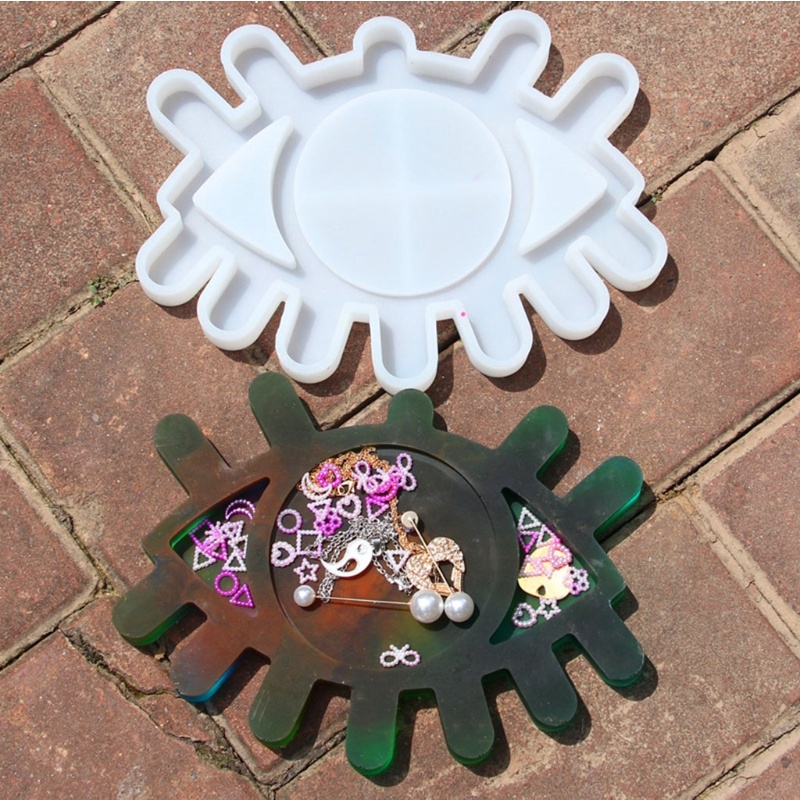 Siy Cetakan Cermin Makeup Diy Bentuk Mata Besar Bahan Silikon Untuk Dekorasi Rumah