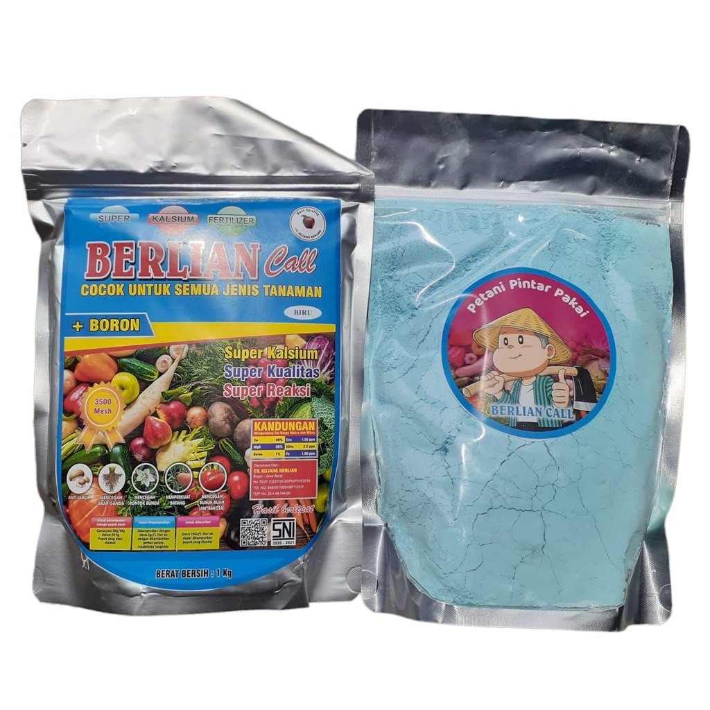 PUPUK KALSIUM Berlian Call Super kalsium + Boron Tanaman 1 Kg Manohara