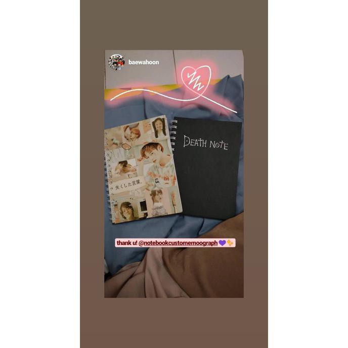 

ILARISl Notebook Custom / Notes / Agenda / Binder / Catatan / Buku/ Journal ICIQl