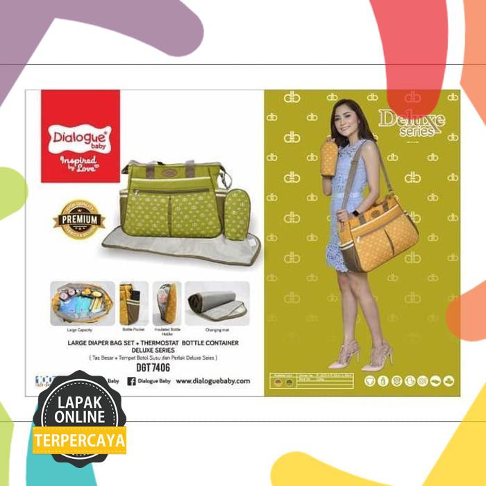 Terbaru Dialogue Baby Tas Besar Perlengkapan Bayi Dgt-7406 Deluxe Series Jaminan Mutu