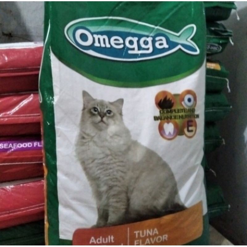 OMEGGA CAT FOOD 20KG MAKANAN KUCING - TUNA / SEAFOOD