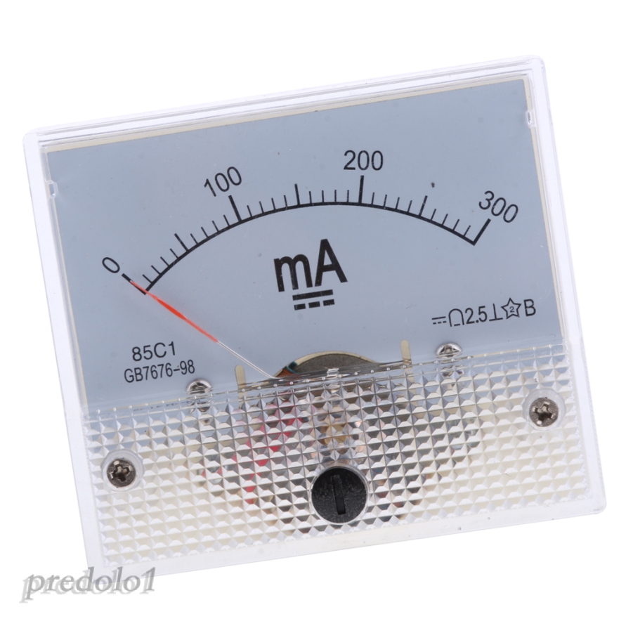 Class 1.5 Accuracy DC0-1A Current Rectangle Panel Meter