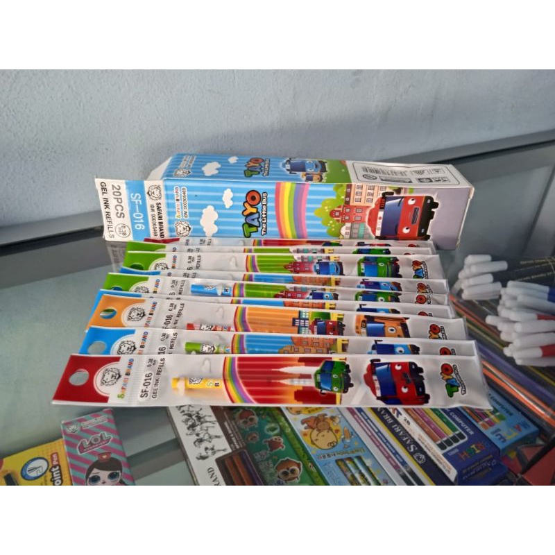 

Reffil gel pen tinta isi ulang 1 pack isi 20pcs