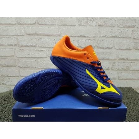 Dijual Sepatu Futsal Mizuno BASARA 103 IN   Biru Orange P1GF 176454 Limited