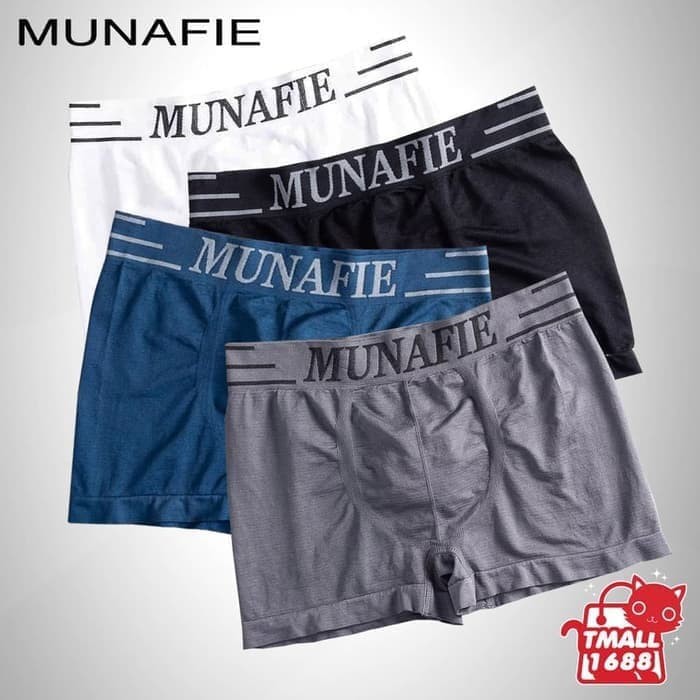 ✨LACIKOSME✨ MUNAFIE UNDERWEAR MEN BOXER / CELANA BOXER PRIA / CELANA DALAM PRIA