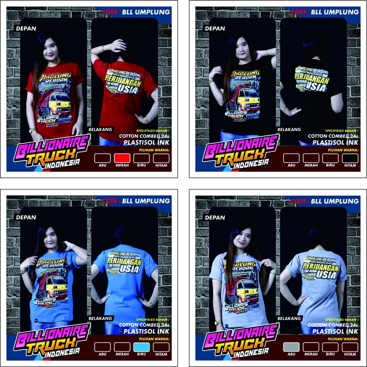 Kaos Truk Unisex Umplung Mania [BLL Umplung ]