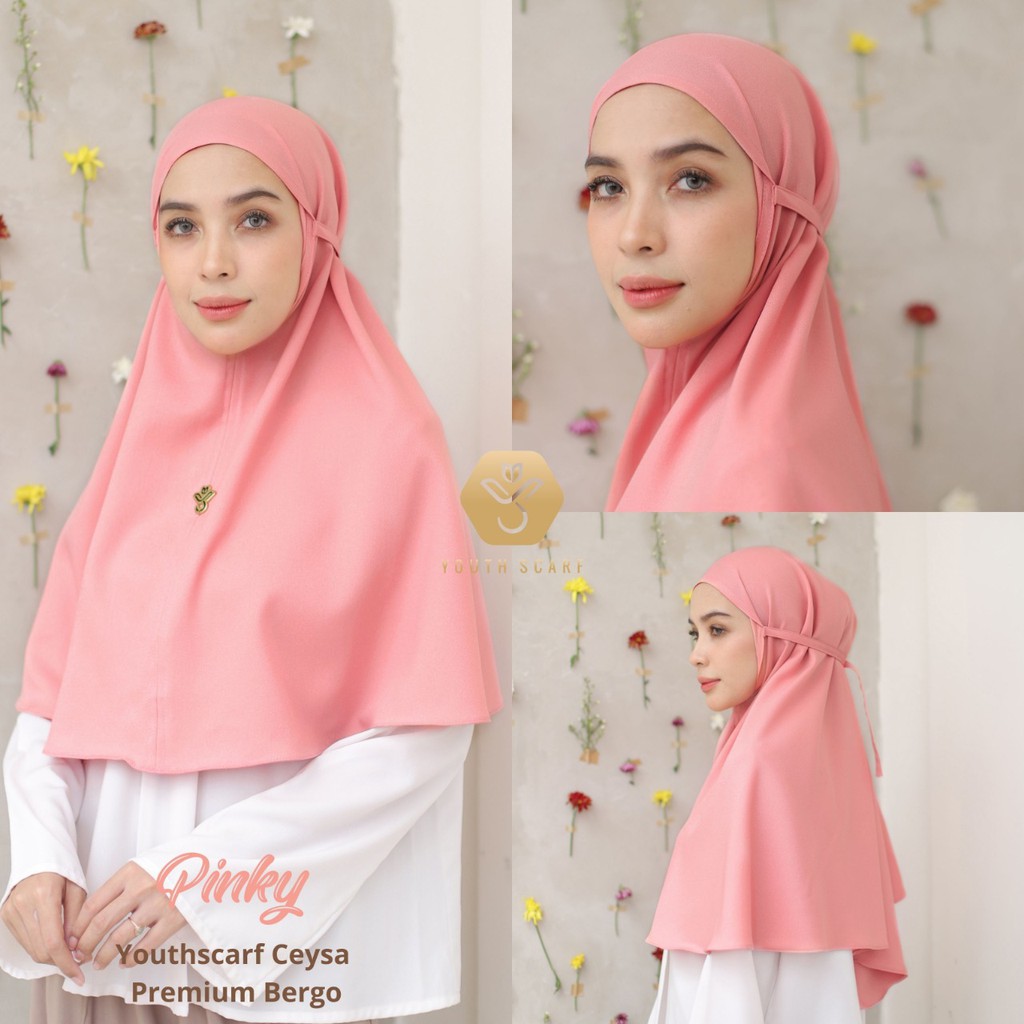 Youthscarf - Cesya Bergo - Moscrepe - jilbab instan - Jilbab bergo-3