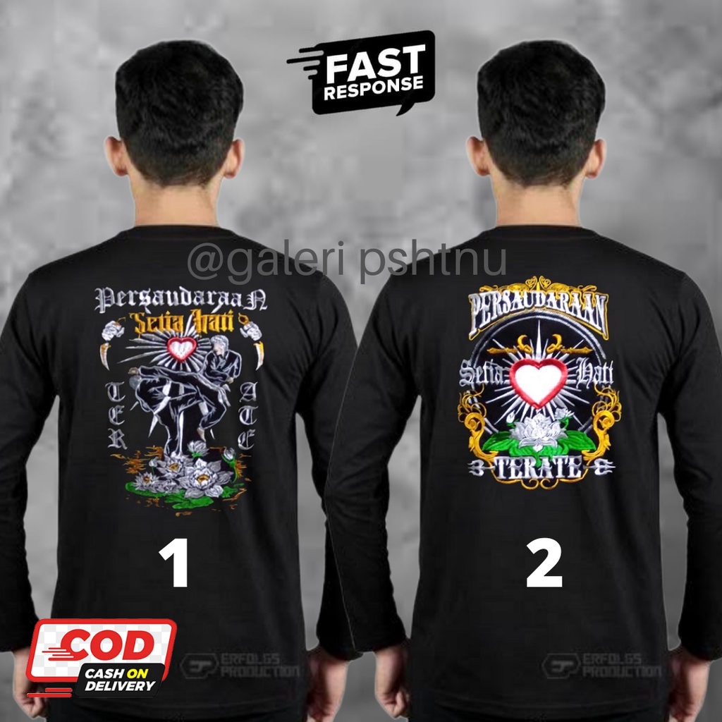 kaos psht lengan panjang - kaos psht lengan panjang bordir - kaos psht lengan panjang distro - kaos 