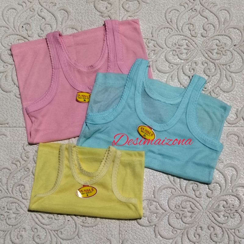 KAOS DALAM ANAK BAYI WARNA AN-NISA B//SINGLET ANAK BAYI MURAH MERIAH