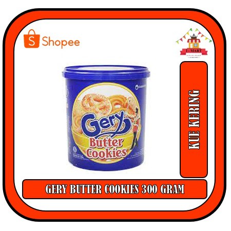 

GERY BUTTER COOKIES 300 GRAM KUE KERING LEBARAN