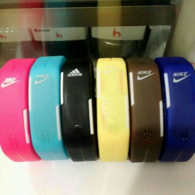 Jam Tangan LED gelang ADIDAS & NIKE