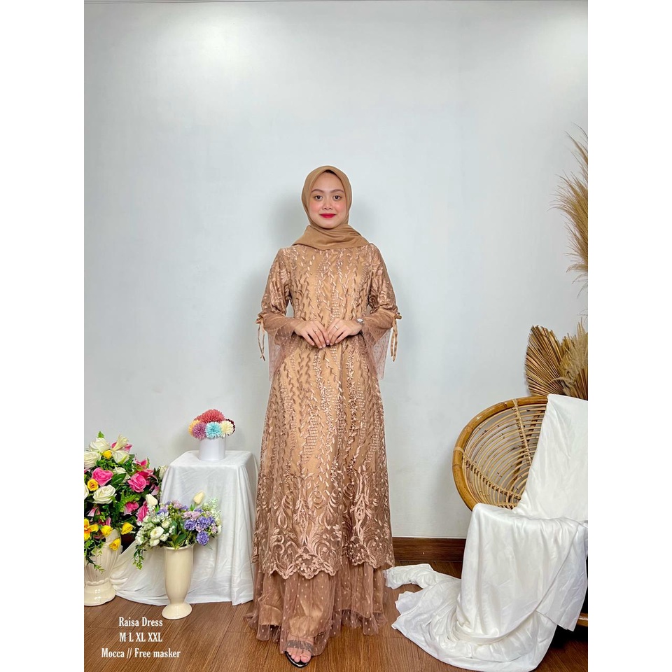 GAMIS TILE RAISA| GAMIS| GAMIS TILE| GAMIS KONDANGAN| GAMIS PESTA| GAMIS PESTA MODERN| GAMIS BRUKAT| KEBAYA| GAMIS KEBAYA| NF