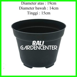  Pot  Plastik  Hitam  20cm Pot  Tanaman Ukuran  20Cm Shopee 