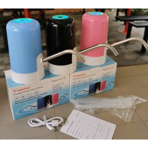 VanStar Pompa Galon Rechargerable Colour Pastel V-28 Rechargeable