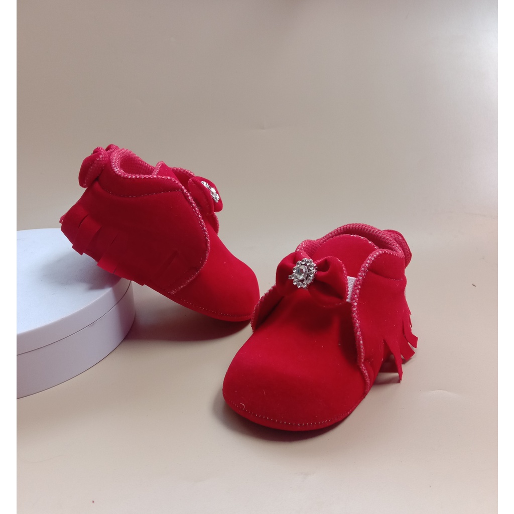 SEPATU BAYI PREWALKER PEREMPUAN USIA 0-12 BULAN / SEPATU BAYI MURAH - RAWING