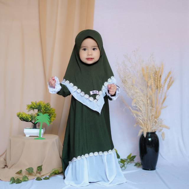 GAMIS KAMILA Size 3-6 Tahun / Hijab anak syar'i