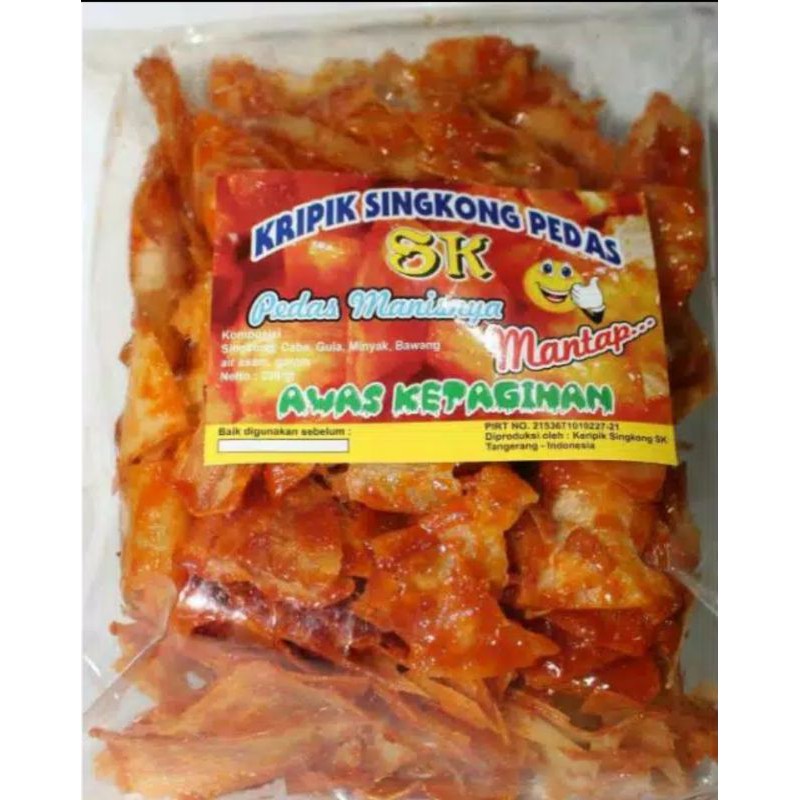 

Kripik Singkong Balado SK 250gr