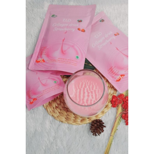 ELD COLLAGEN DRINK BPOM 60GRAM(COLLAGEN PEMUTIH & PELANGSING BADAN)