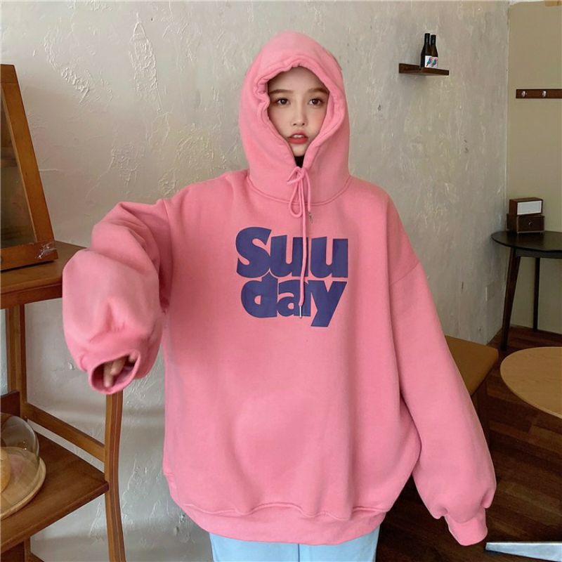 S - XXXXXL(6XL) Hoodie SUU DAY BIGSIZE Korean Style Jaket Sweatshirts Sunday OVERSIZE Unisex Cute Wanita Pria Jumbo