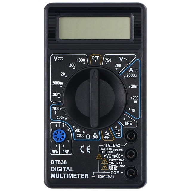 Multitester Multimeter Digital DT838