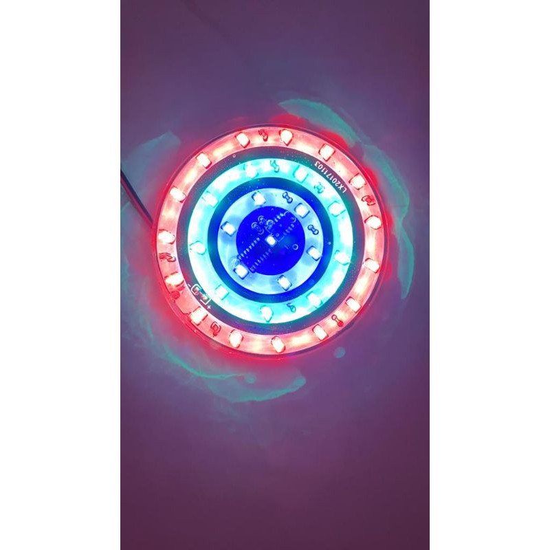 Lampu Led Spiral mobil motor 12 volt nyala rgb