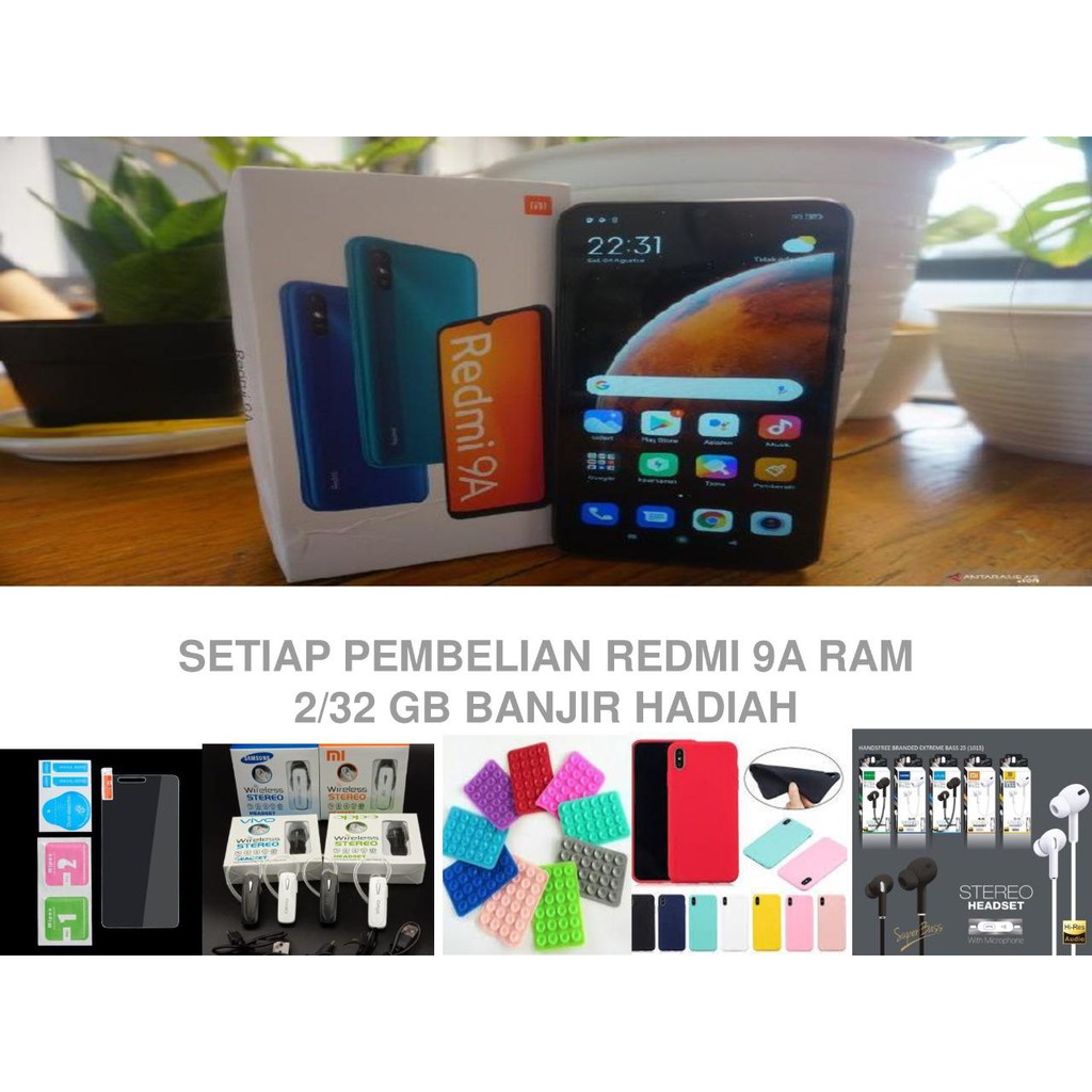 HP REDMI 9C RAM 4/64 GARANSI RESMI