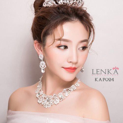 [BISA COD] SET JEWELRY WANITA AKSESORIS PERHIASAN PENGANTIN PESTA KAP024