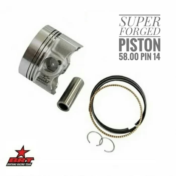 Super Forged Piston BRT 58.00mm PIN 14 Yamaha Nmax Aerox